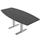 Skutchi Designs 33.5 in W, 71.5 in L, 29 in H, Engineered Wood Top, Grey HAR-BOT-34x70-T-ASIANNIGHT - alternate 1